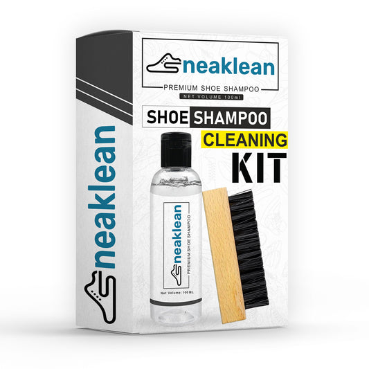 Shoe Shampoo Kit: All-Material Cleaner with Brush | Leather, Mesh, Canvas & More