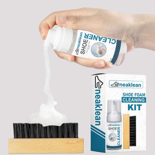 Shoe Foam Cleaning Kit: Liquid & Brush for Effortless Cleaning